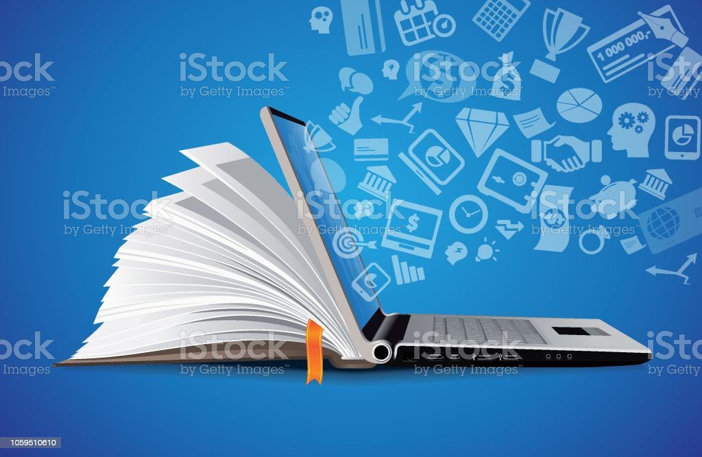 IT Communication - e-learning - internet network as knowledge base